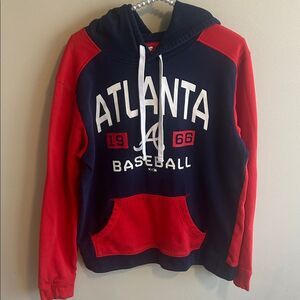 Atlanta Braves MLB Fanatics Men’s Hoodie. Size Large With Pockets